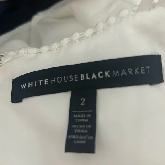 WHBM Sleeveless lace shift dress size 2 - Picture 10 of 12